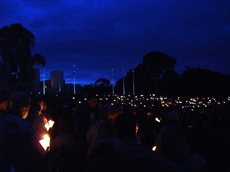 Anzac Day dawn
            service