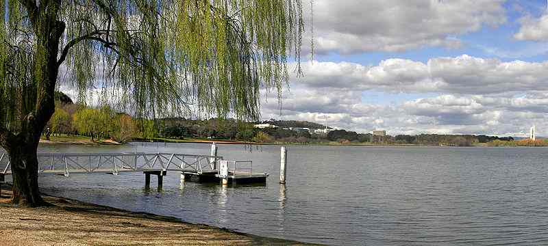the lake