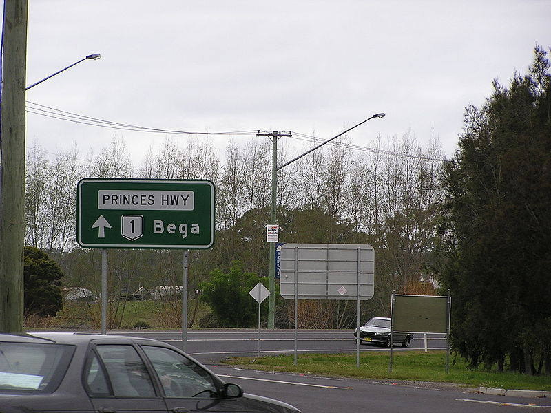 Highway sign