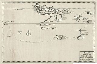 Abel Tasman's route 1724