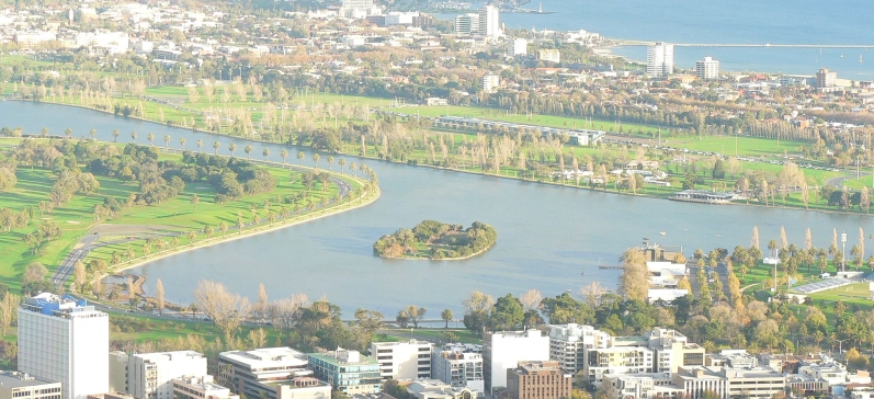 Albert Park from above