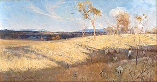 Streeton, Golden Summer at Eaglemont