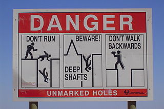 Coober Pedy warning sign