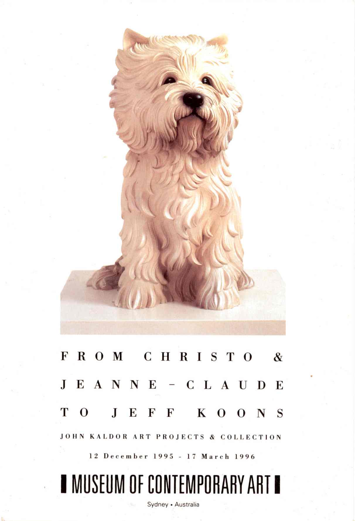 Christo invite
Koons