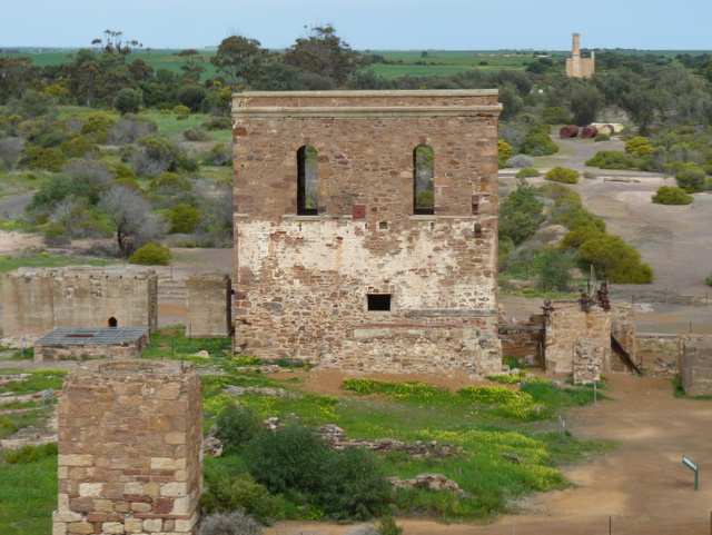 Moonta copper mine remnant