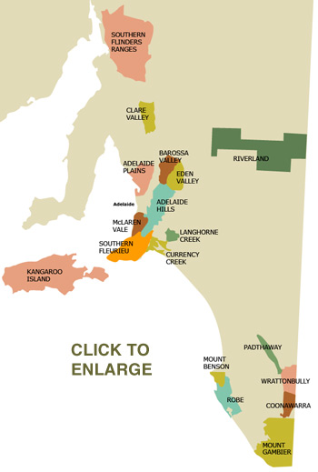 SA wine districts